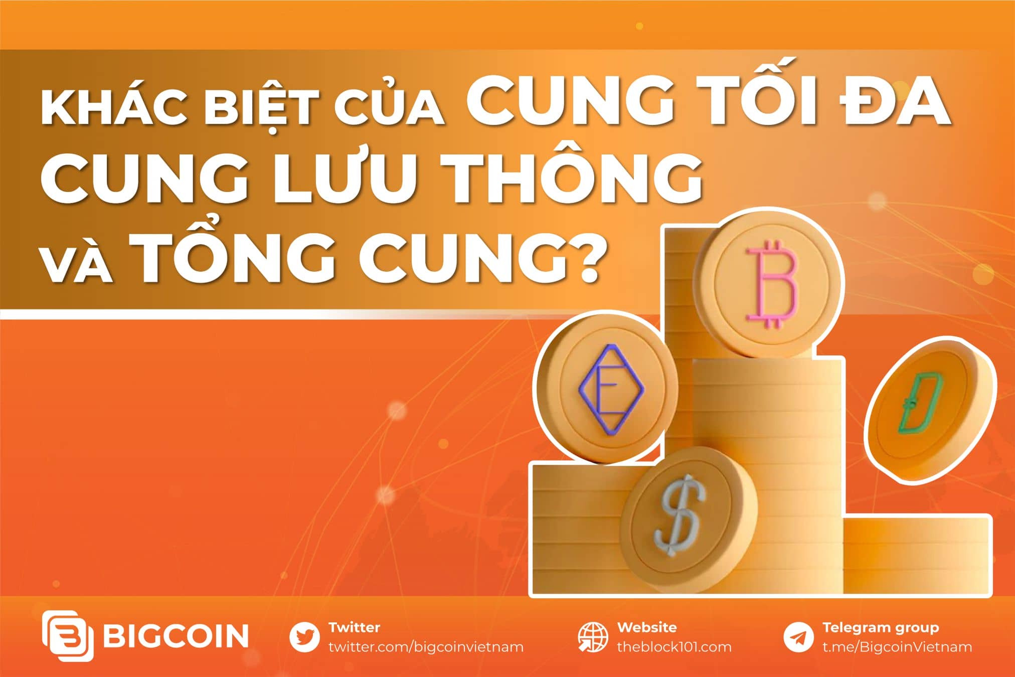 Sự khác biệt giữa Cung tối đa, Cung lưu thông và Tổng cung là gì