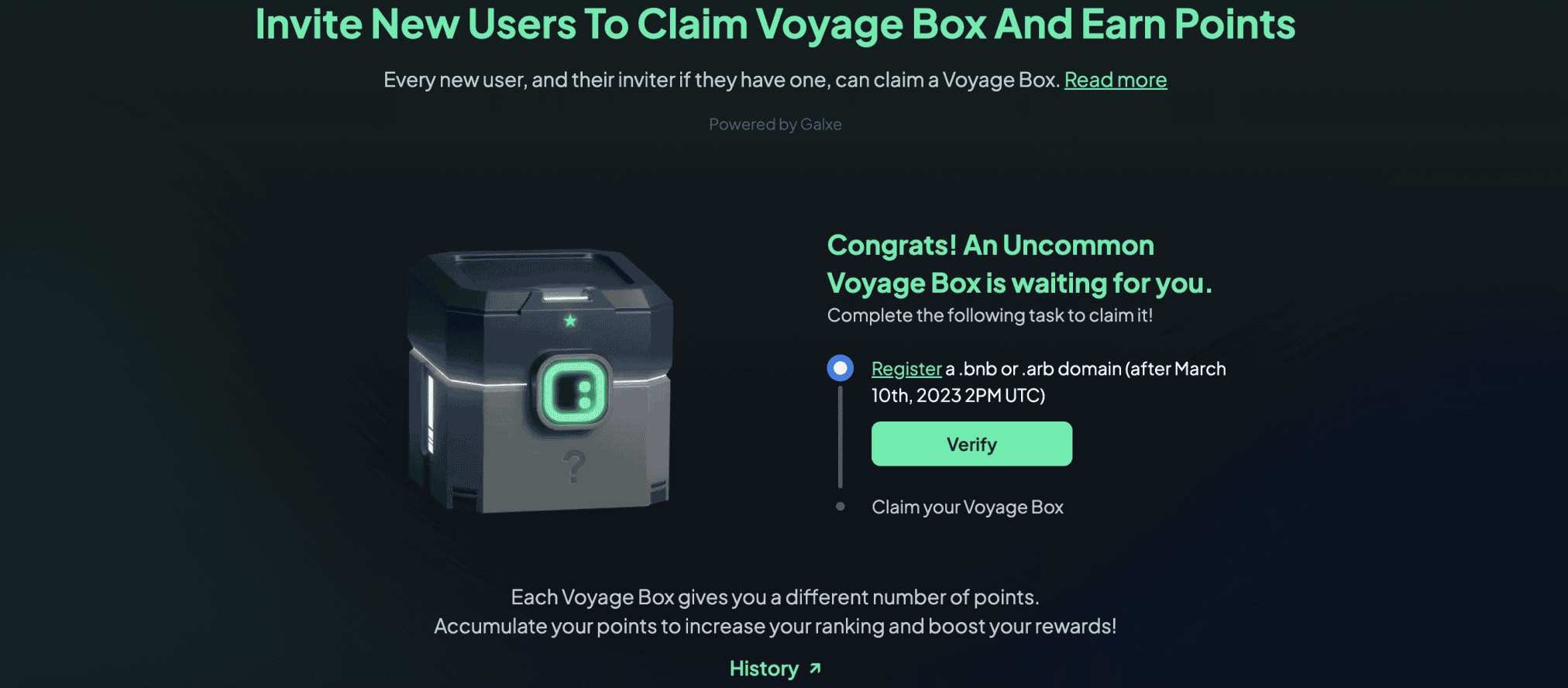 Nhận Voyage Box