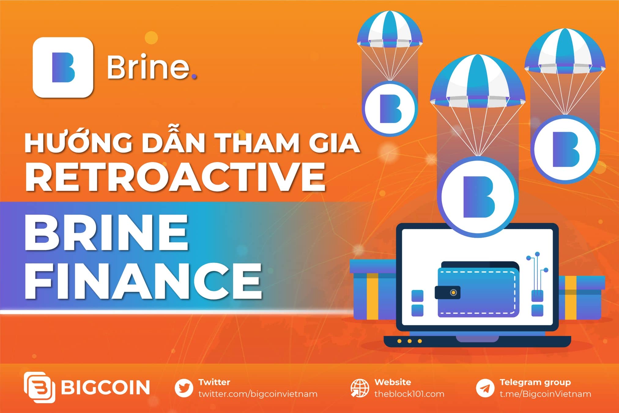 Hướng dẫn retroactive Brine Finance