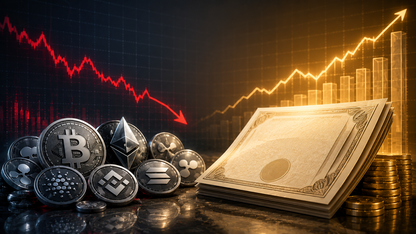 5 năm hold crypto lợi nhuận không bằng T-bills của Mỹ