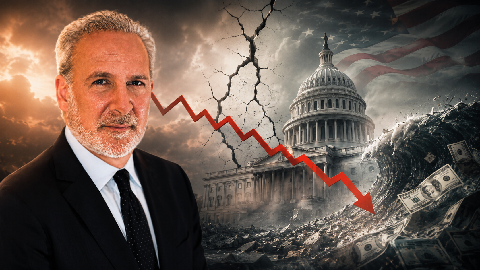 Peter Schiff cảnh báo lãi suất trái phiếu Mỹ có thể gây khủng hoảng nợ