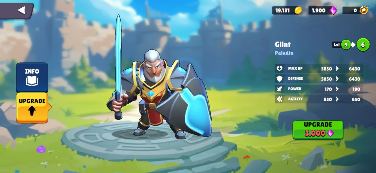 Ruby được d&ugrave;ng để n&acirc;ng cấp nh&acirc;n vật trong game