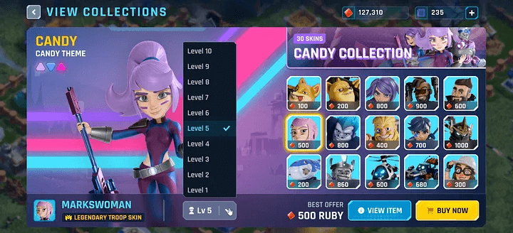 RUBY được sử dụng mua b&aacute;n trong game
