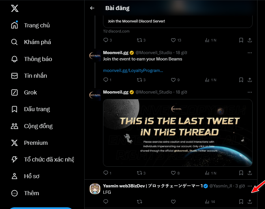Kiểm tra kĩ trước khi click v&agrave;o c&aacute;c link airdrop