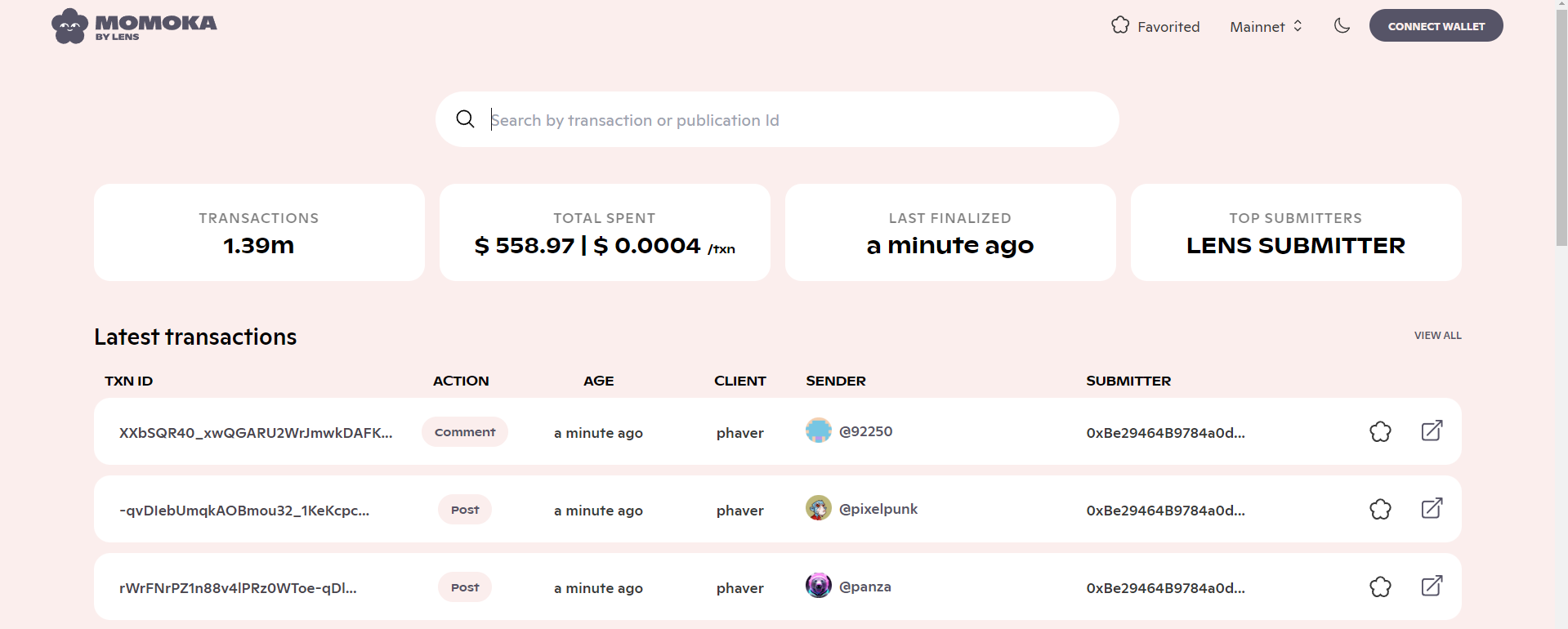 Momoka giải pháp layer2 của Lens