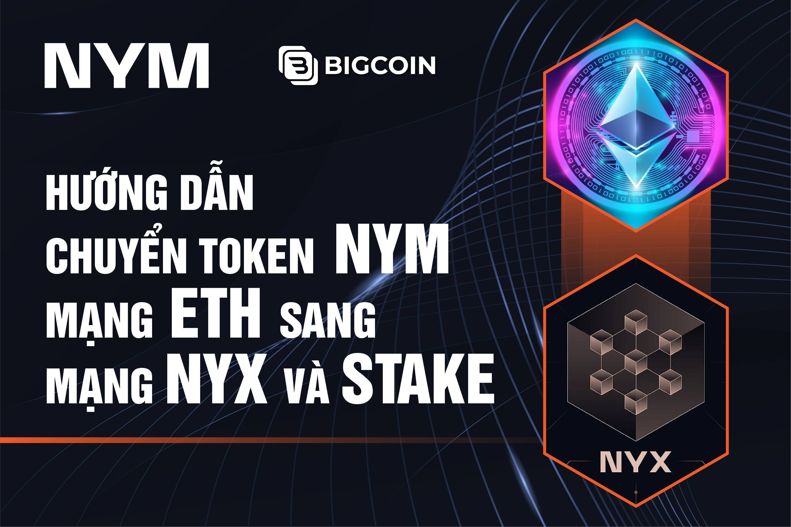 Hướng dẫn chuyển token NYM mạng ETH sang mạng NYX và Stake