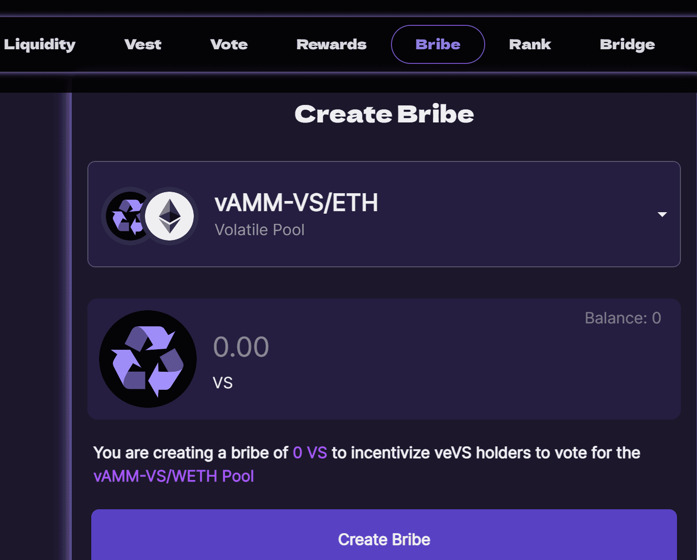 Bribe trên veSync