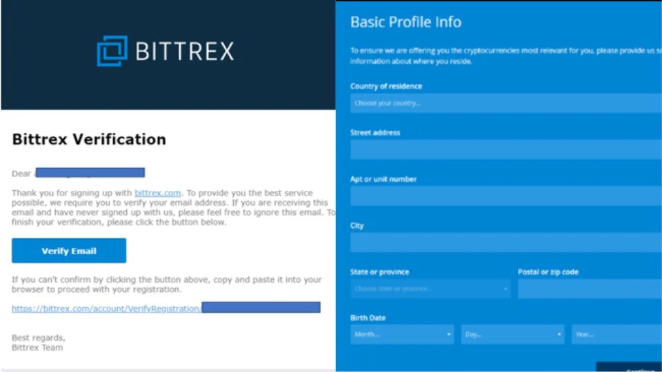 Tạo địa chỉ v&iacute; Bitcoin tr&ecirc;n Bittrex&nbsp;