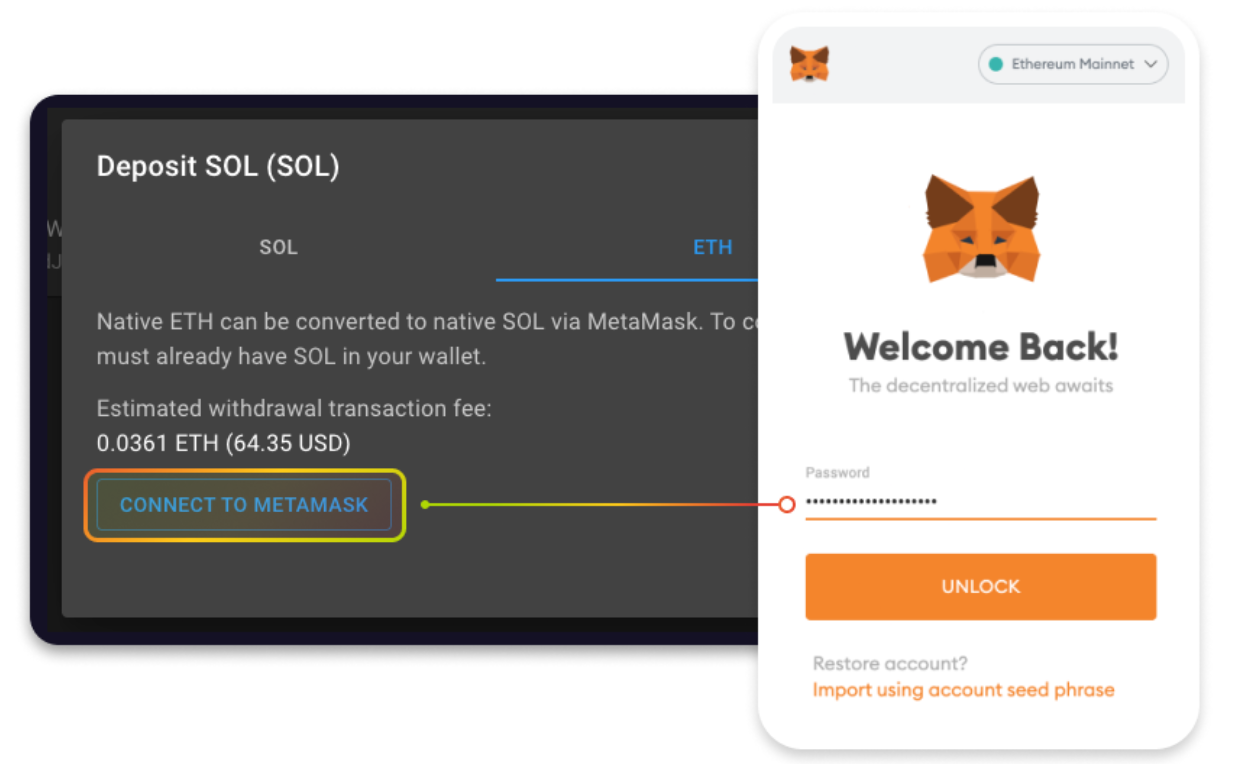 Cách deposit SOL vào Sollet Wallet