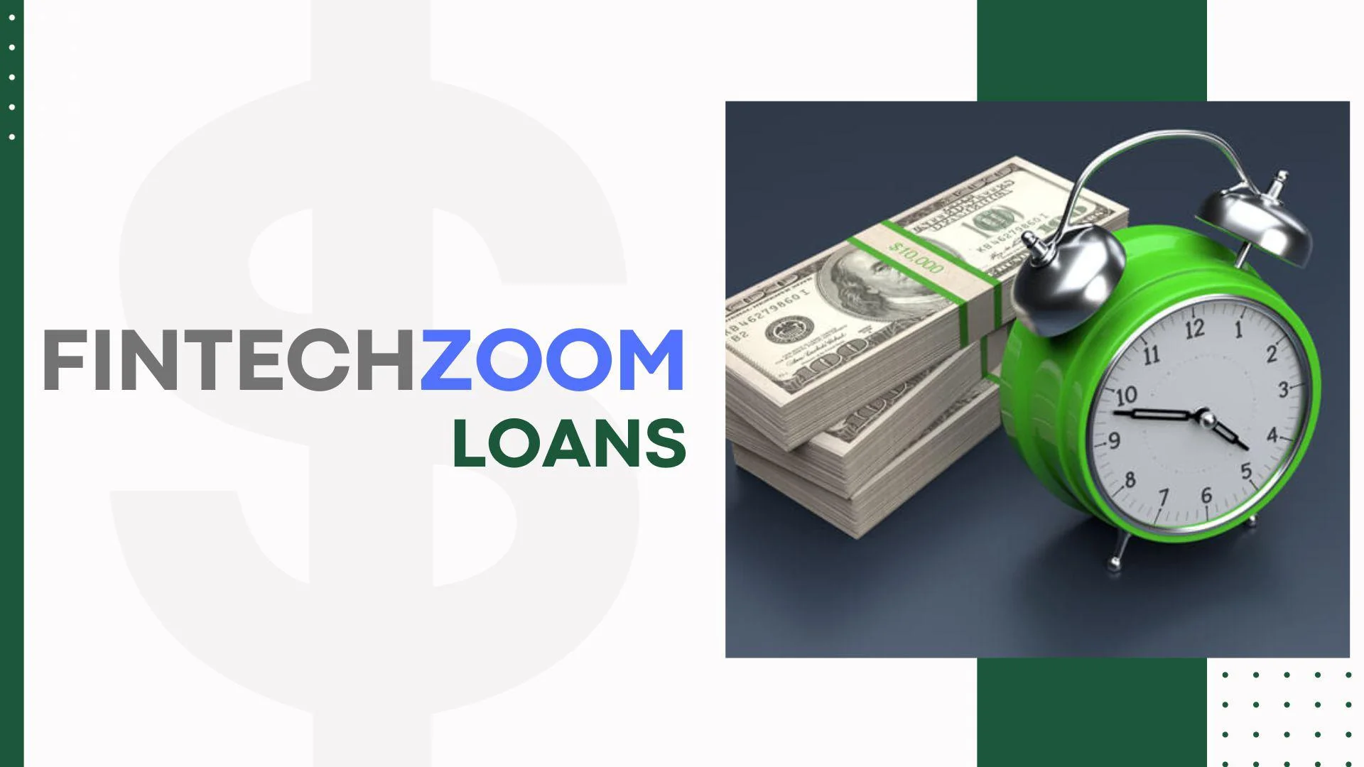Advantages of Fintech Zoom Loans