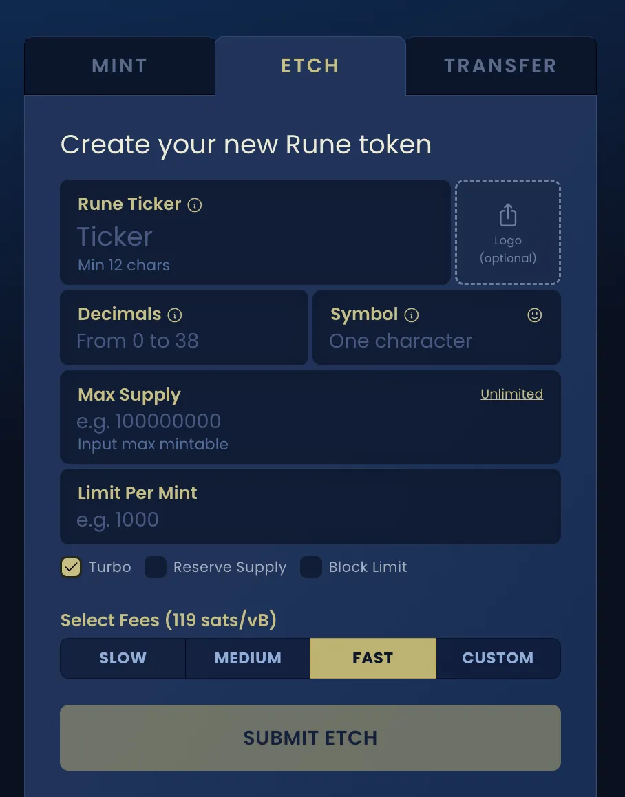 How to engrave Runes on Luminex?