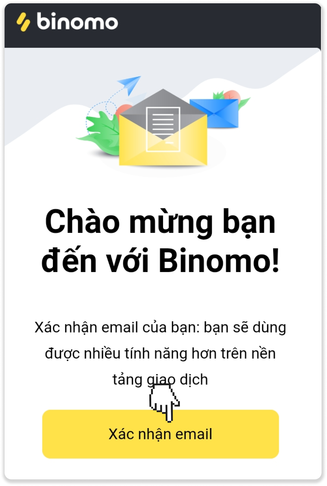 C&aacute;ch đăng k&yacute; t&agrave;i khoản Binomo