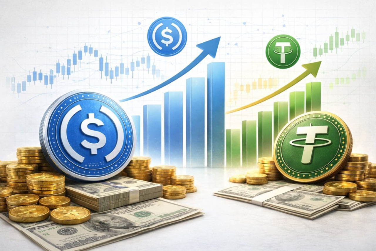 USDC vượt USDT về khối lượng giao dịch &ldquo;điều chỉnh&rdquo; từ đầu năm, theo Mizuho