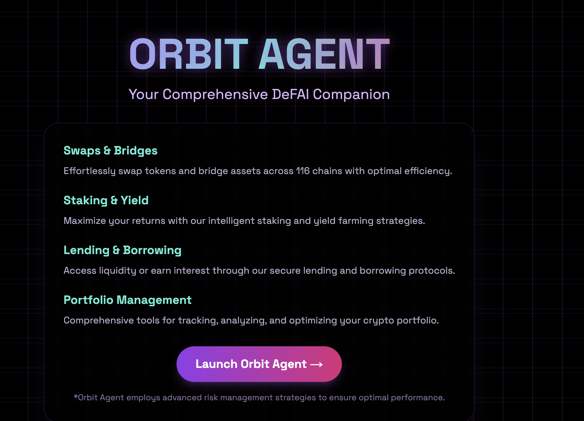Hệ sinh thái của Orbit