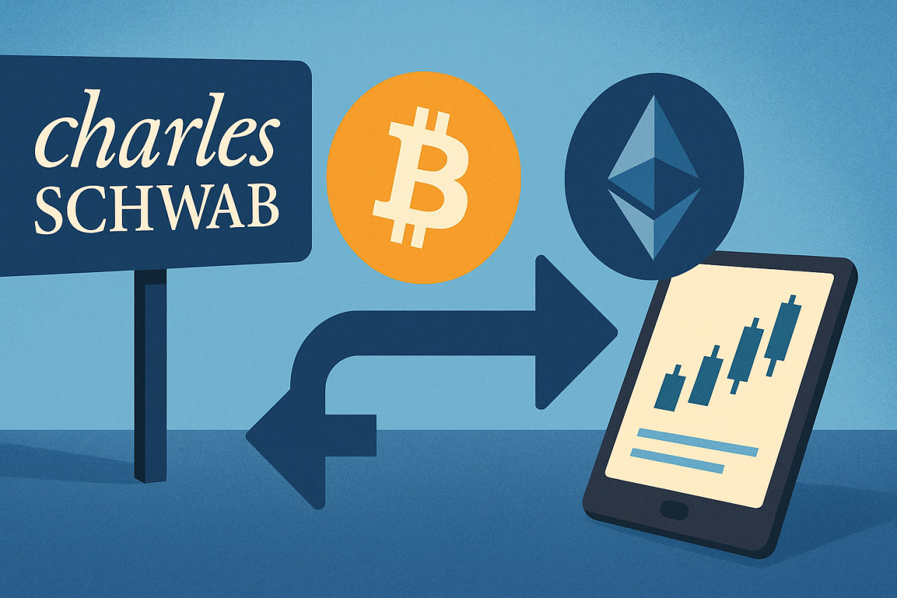 Charles Schwab lên kế hoạch triển khai giao dịch Bitcoin và Ethereum giao ngay