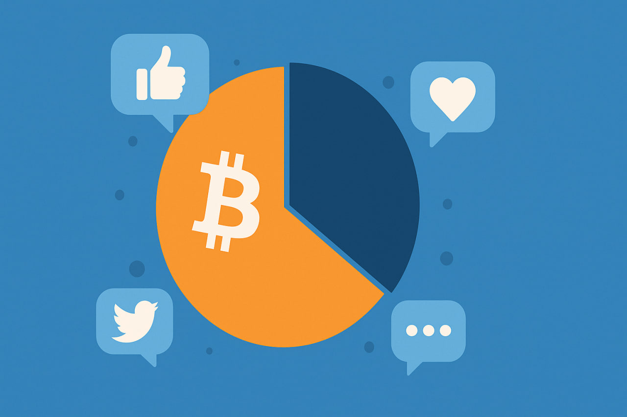 Bitcoin chiếm 43% tỉ lệ thảo luận trên mạng xã hội