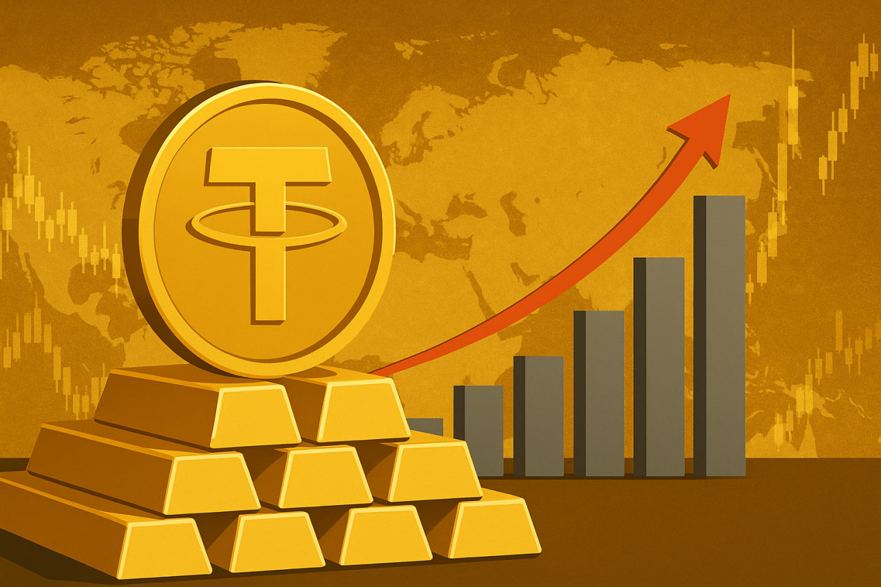 Tether Gold dẫn đầu thị trường vàng token hoá, cán mốc 7,66 tấn dự trữ