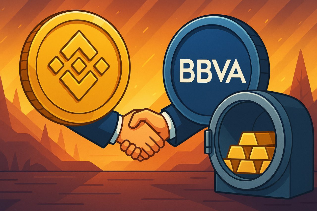 Binance bắt tay “ông lớn” ngân hàng BBVA để triển khai lưu ký tài sản ngoài sàn