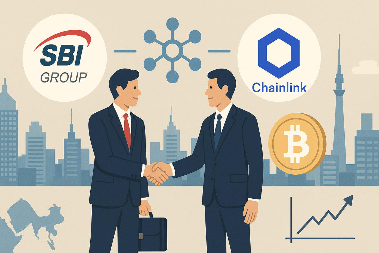 SBI Group hợp tác với Chainlink đưa công nghệ crypto vào tài chính châu Á