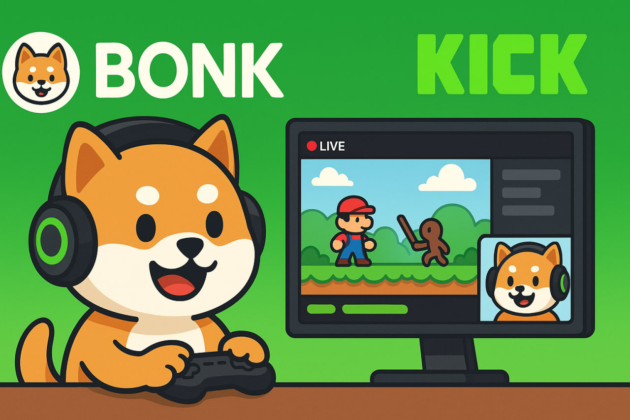 BONK.fun hợp tác với Kick để tích hợp livestream trên nền tảng