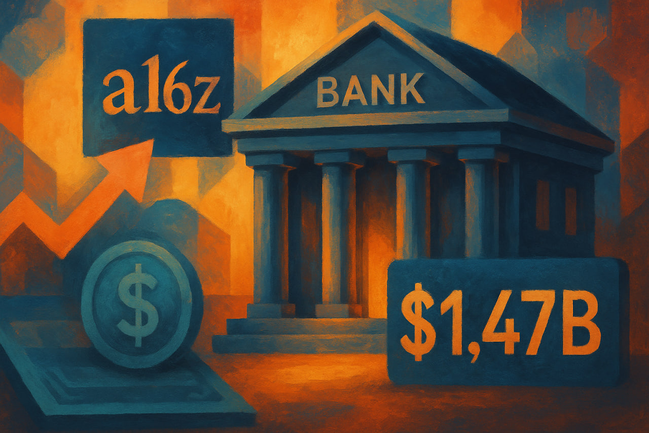 Lead Bank được A16z hậu thuẫn đạt định giá $1.47B sau vòng gọi vốn $70M