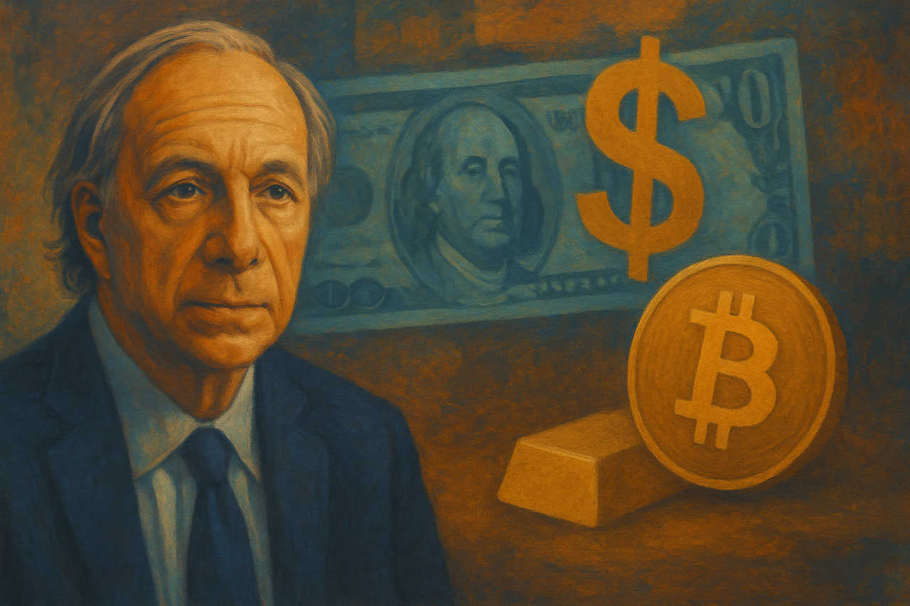 Ray Dalio cảnh báo nợ công Mỹ đe dọa USD, thúc đẩy nhu cầu với crypto và vàng