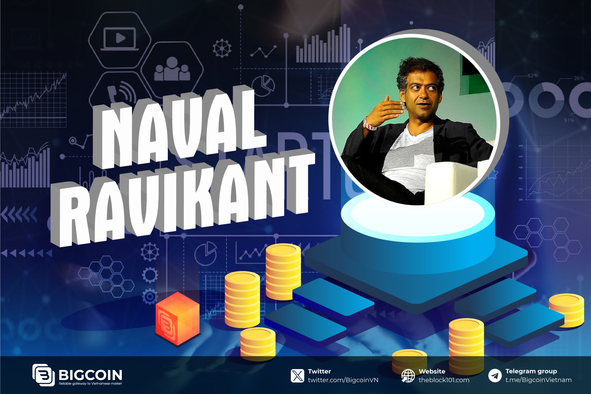 Naval Ravikant là ai? Tìm hiểu về nhà đầu tư và người truyền cảm hứng trong thế giới crypto