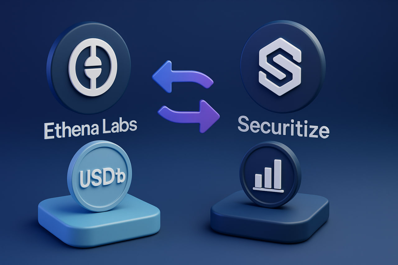 Ethena Labs & Securitize mở swap tức thì 24/7 giữa USDtb và quỹ token hóa của BlackRock