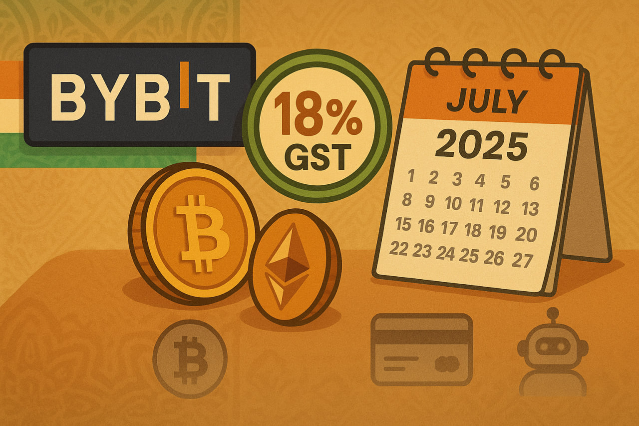 Bybit áp thuế 18% tại Ấn Độ và ngừng loạt dịch vụ từ giữa tháng 7/2025