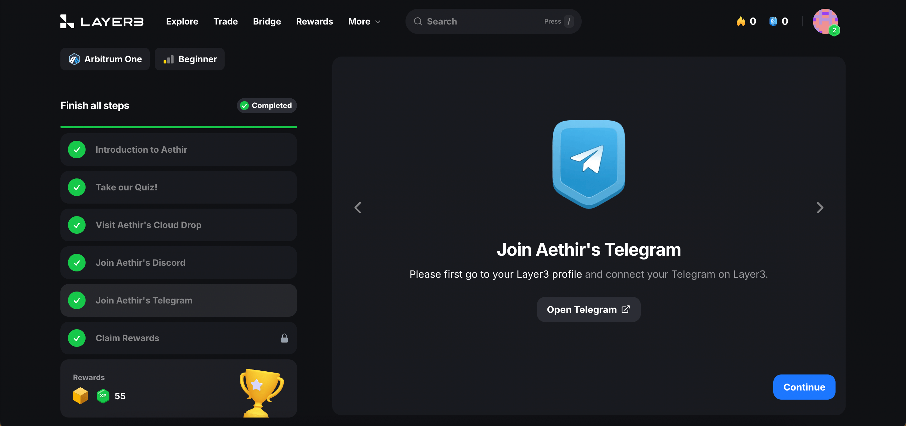 Thực hiện nhiệm vụ trên Layer3