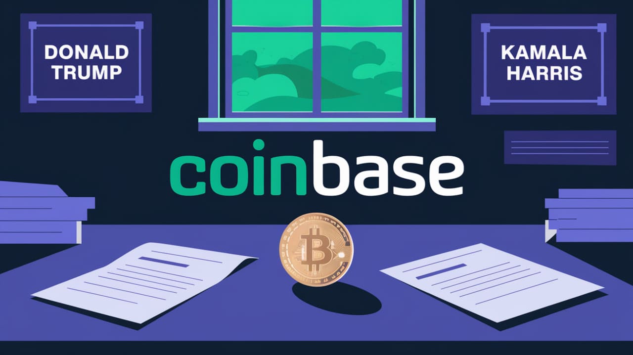 Coinbase sẵn sàng hợp tác với chính quyền bất kể Harris hay Trump đắc cử