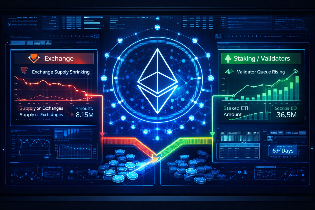 Lượng ETH trên sàn giảm khi dòng tiền tiếp tục chuyển sang staking