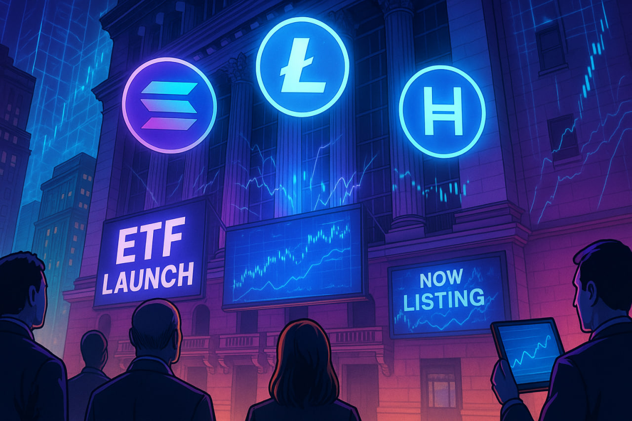 Làn sóng Altcoin ETF lan rộng: Solana, Litecoin và HBAR sắp lên sàn