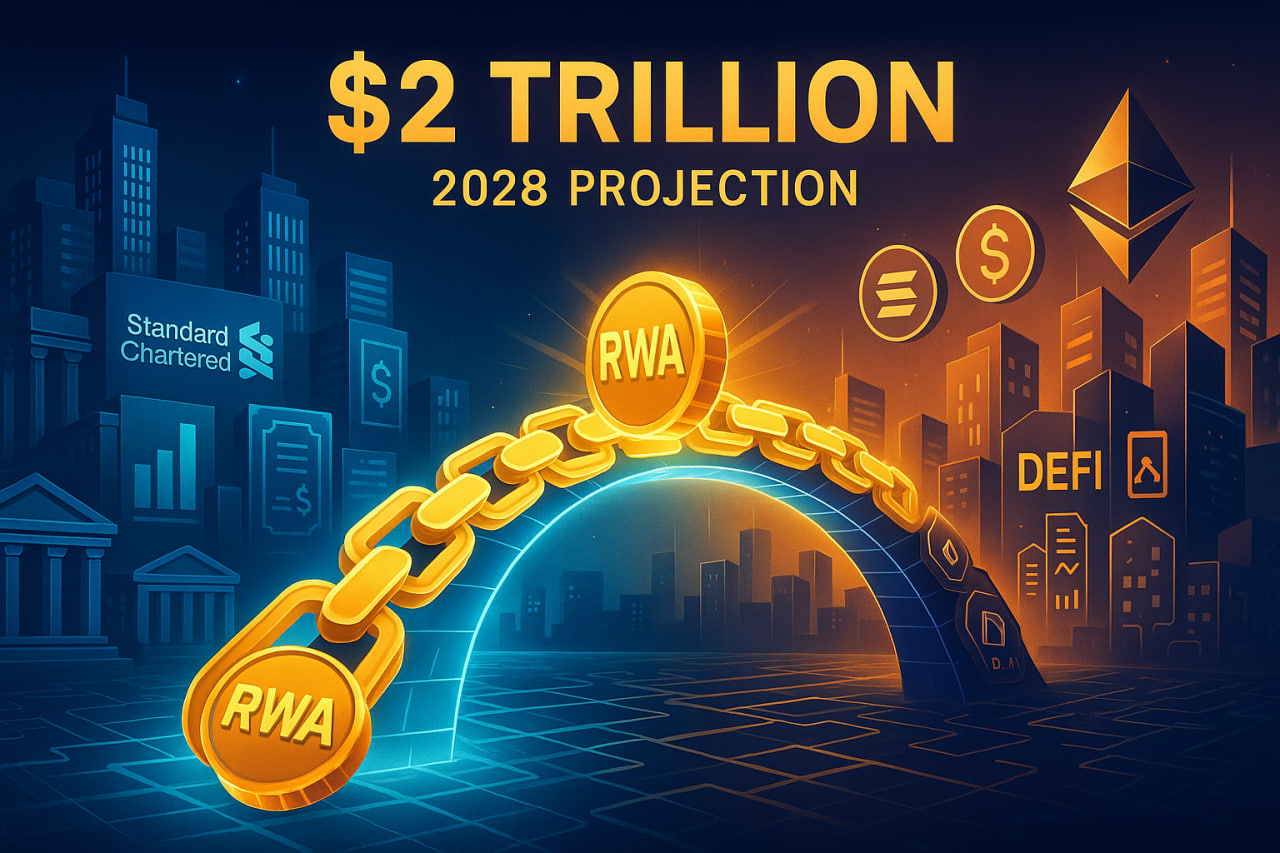 Standard Chartered dự báo tài sản thực mã hóa đạt 2 nghìn tỷ USD vào năm 2028