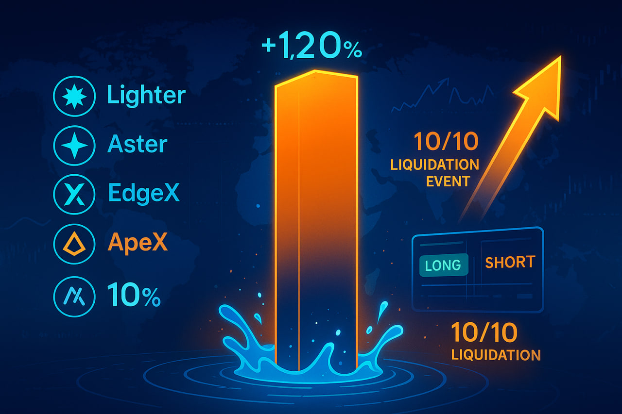 Khối lượng giao dịch Perp DEX lập kỷ lục 1,2 nghìn tỷ USD trong tháng 10