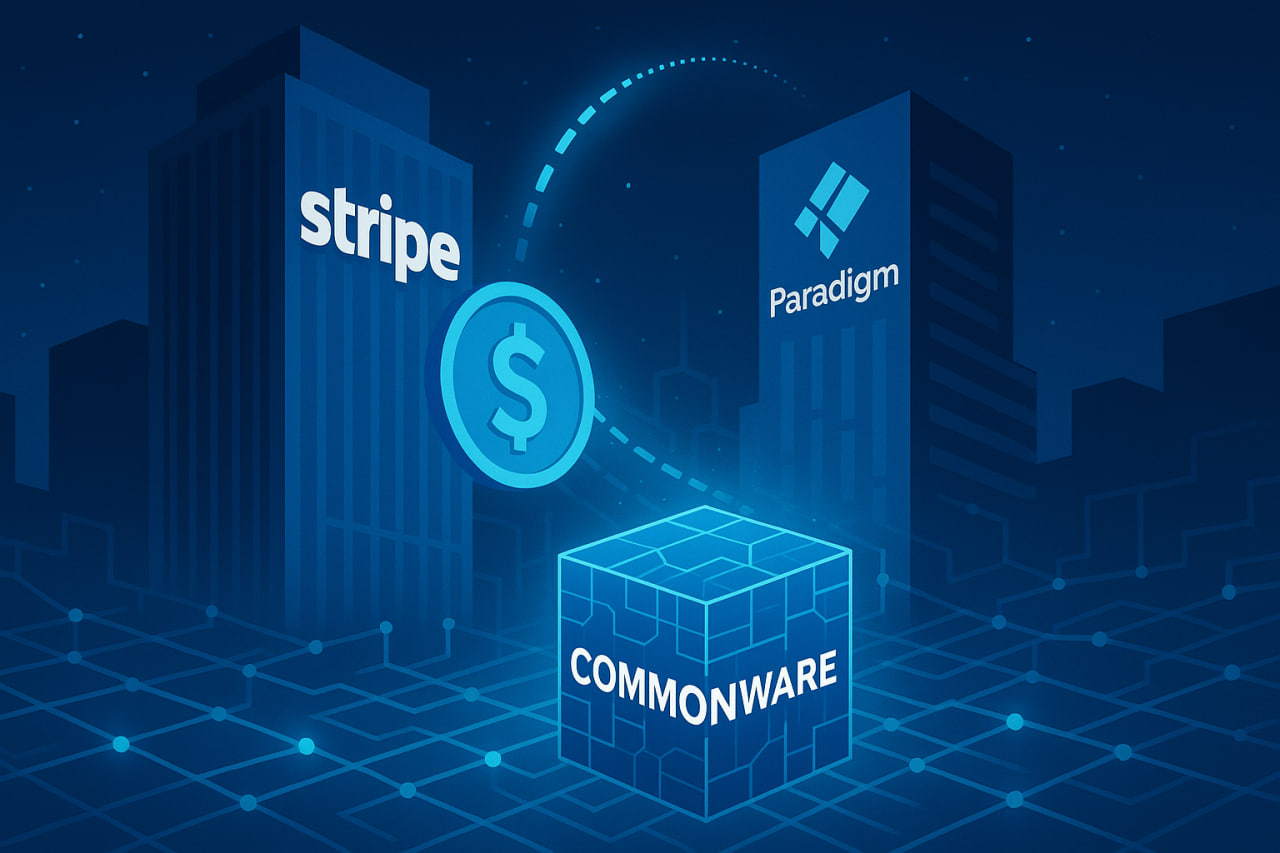 Stripe và Paradigm đầu tư 25 triệu USD vào Commonware