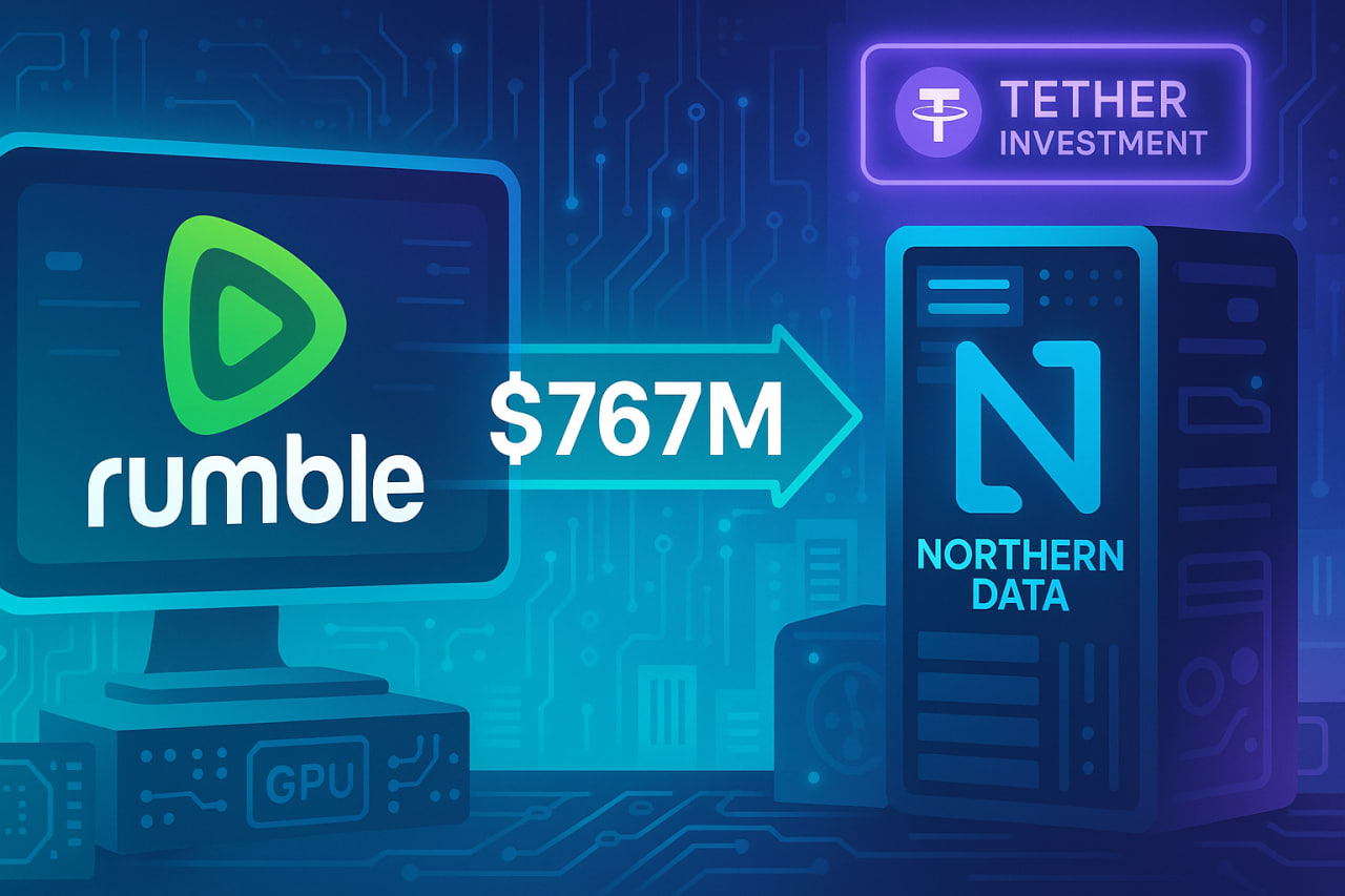 Rumble mua lại Northern Data trong thương vụ trị giá 767 triệu USD