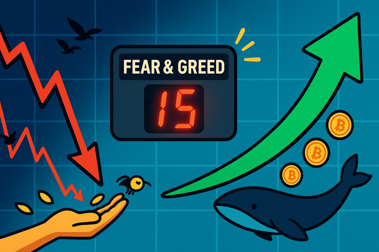 Fear & Greed chạm đáy, thị trường có thể sớm đảo chiều