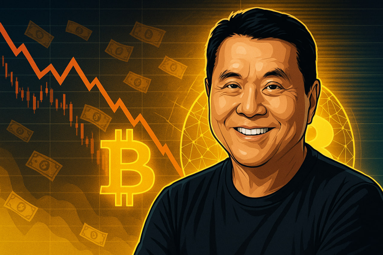 Kiyosaki giữ vững Bitcoin giữa cú sập, khẳng định thị trường giảm vì thiếu tiền mặt