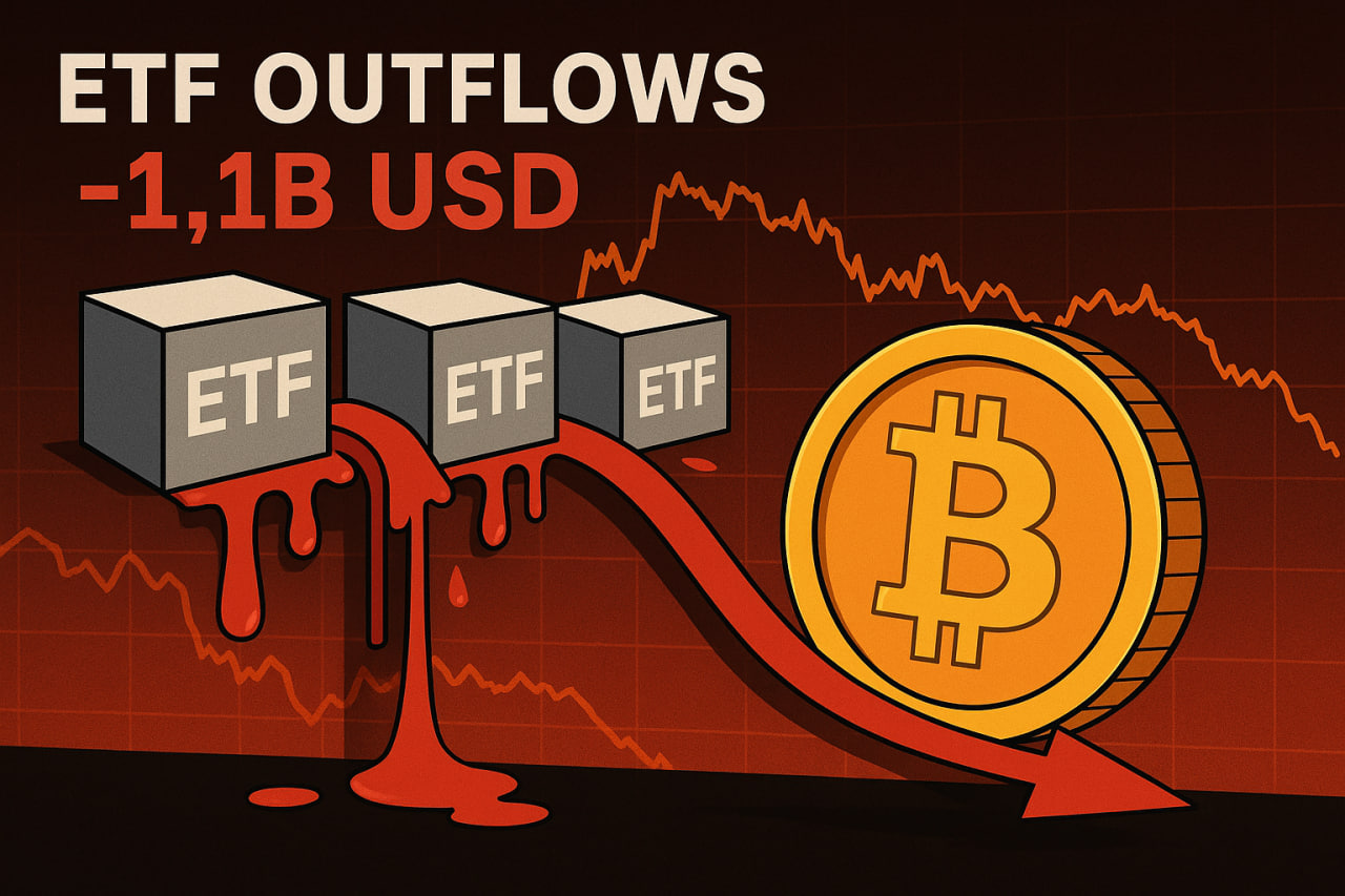Bitcoin ETF bị rút 1,1 tỷ USD khi cảnh báo mini bear market