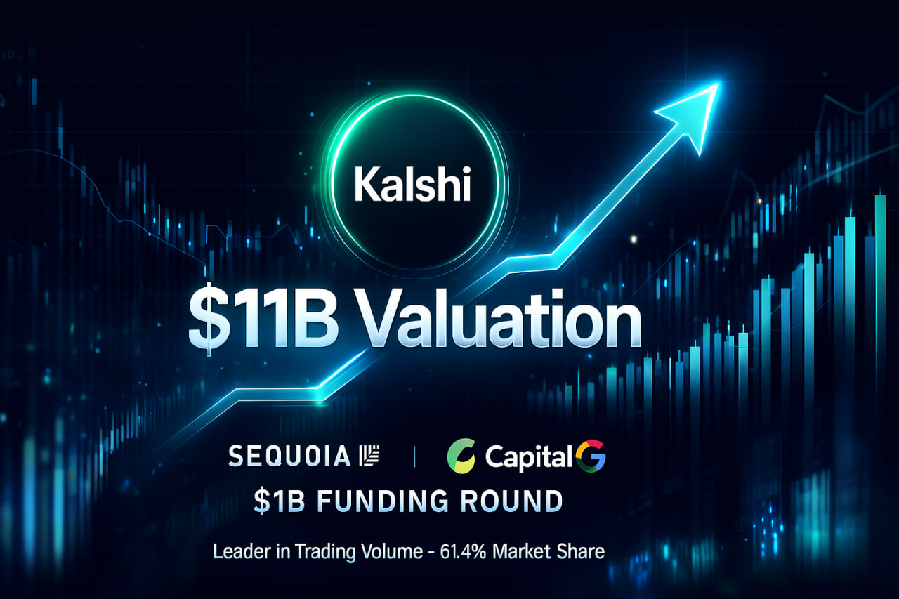 Kalshi nâng định giá lên 11 tỷ USD sau vòng gọi vốn khổng lồ 1 tỷ USD