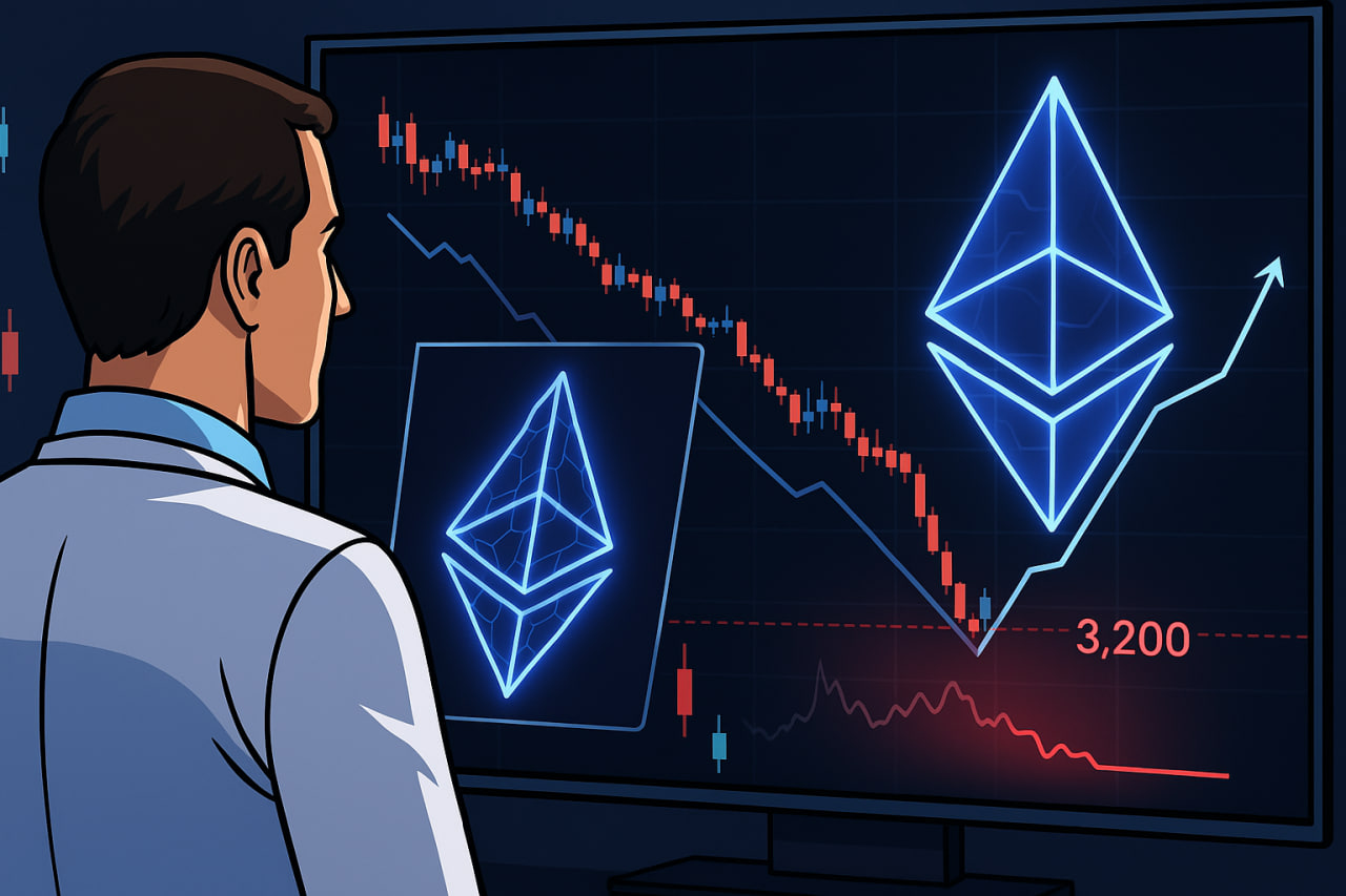Giá ETH rơi về đáy 4 tháng, liệu có phục hồi 3.200 USD?