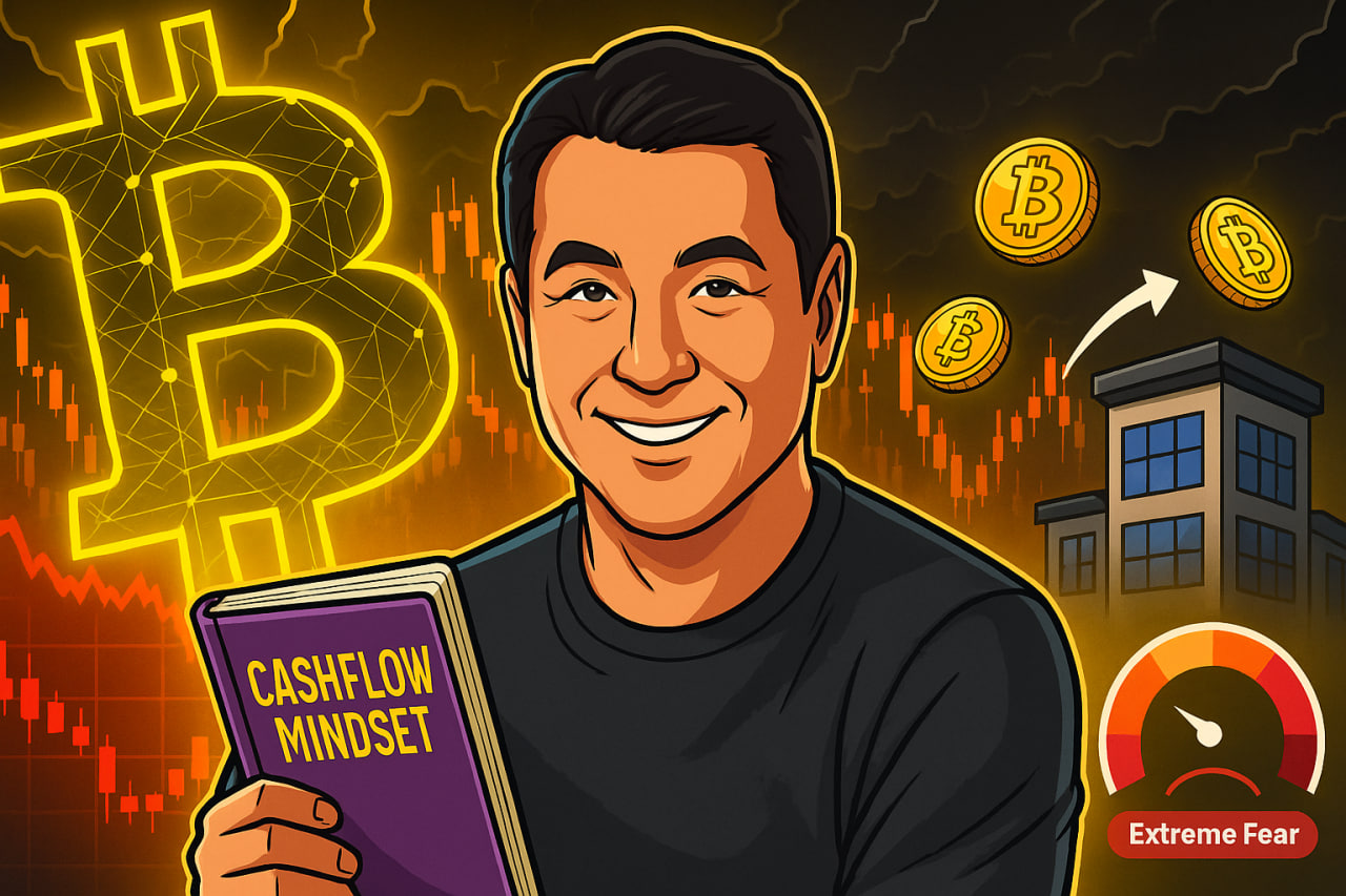 Tác giả Rich Dad Poor Dad chốt lời BTC giữa lúc thị trường hoảng loạn