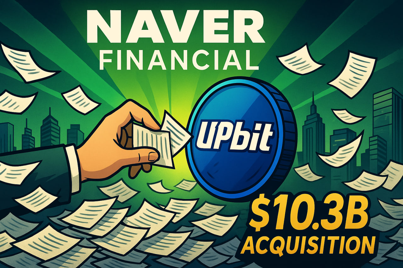 Naver Financial chi 10,3 tỷ USD thâu tóm công ty mẹ Upbit