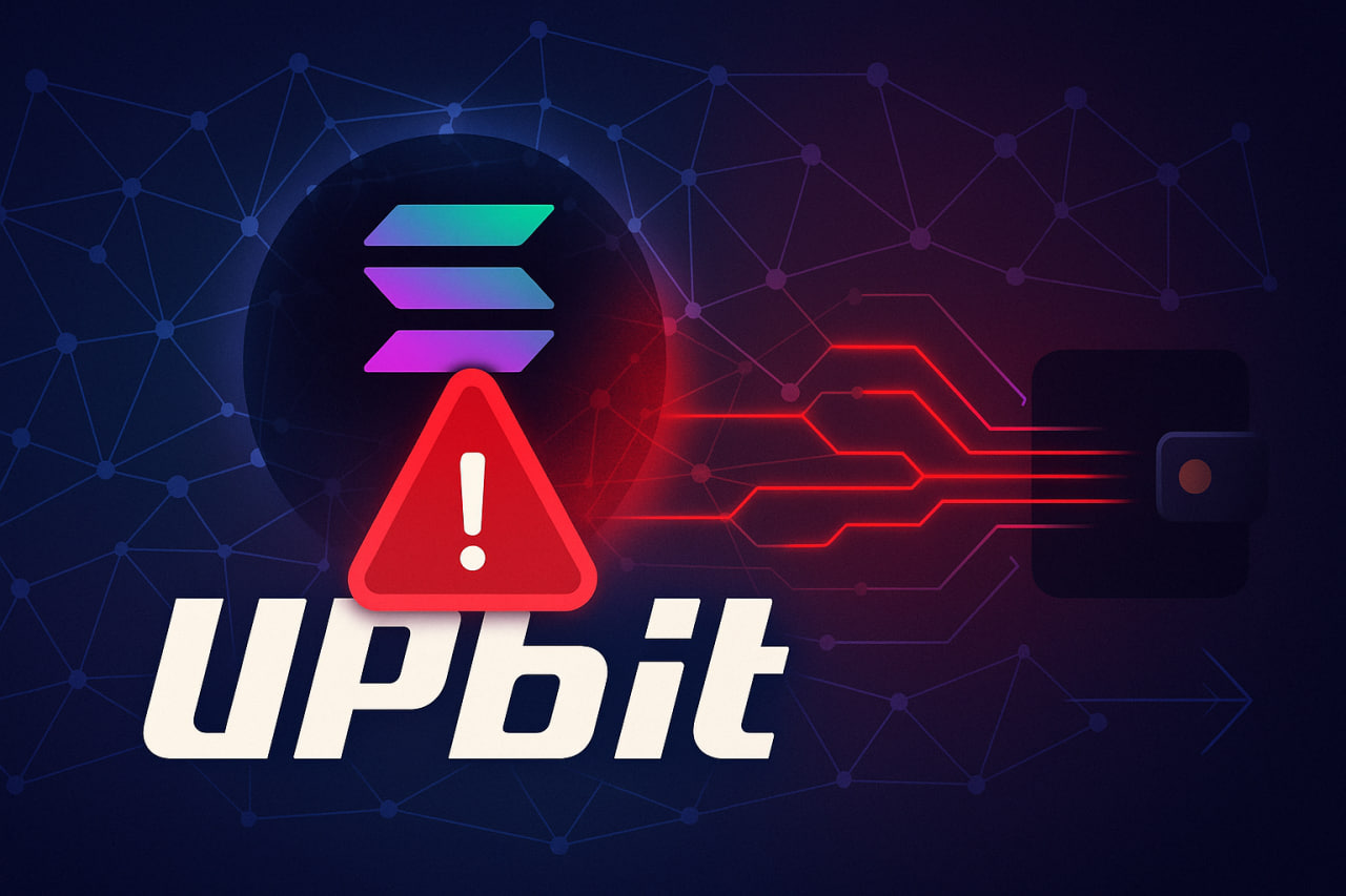 Upbit xác nhận bị hack 54 tỷ KRW (36 triệu USD) trên mạng Solana