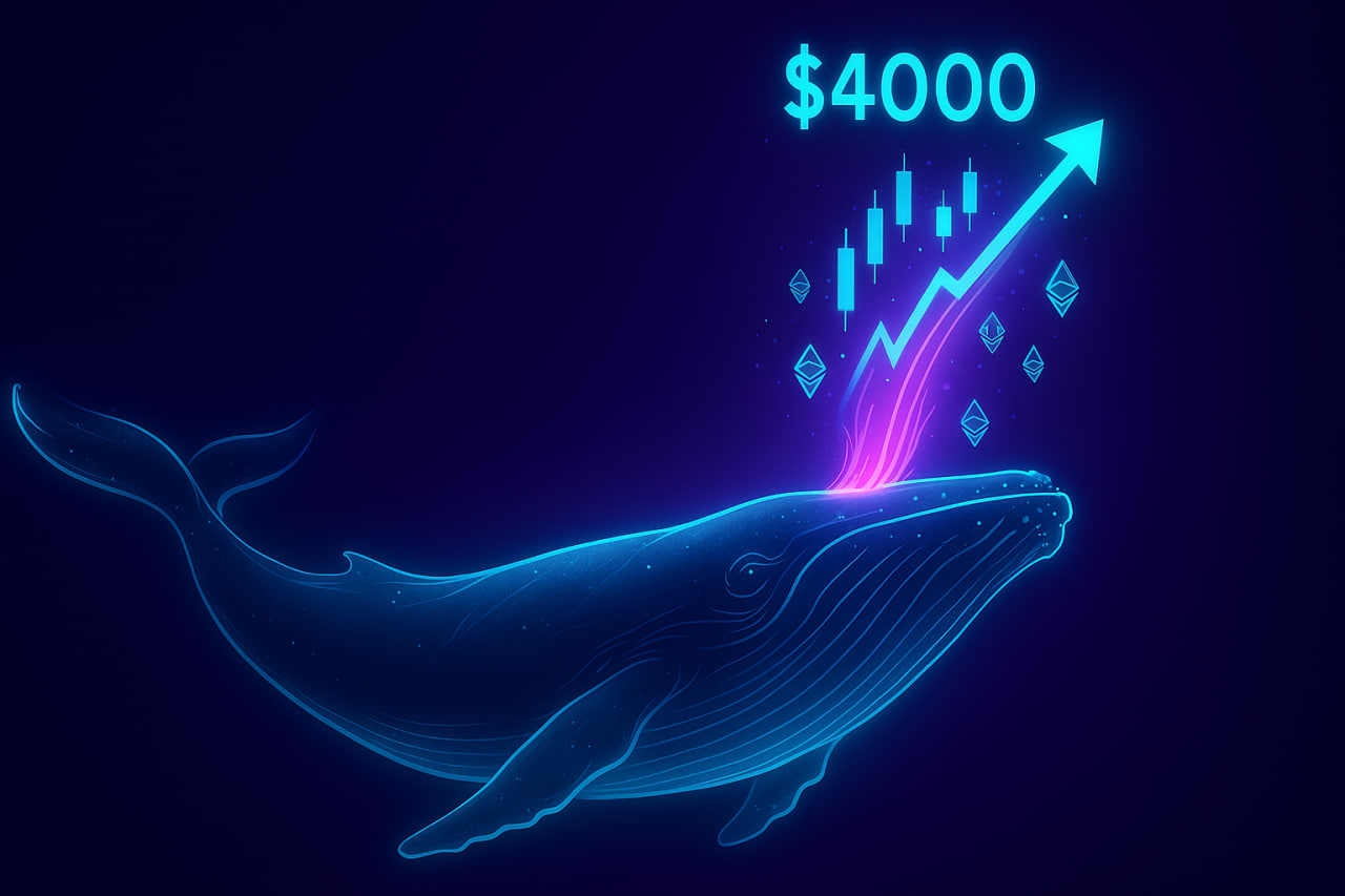 Các cá voi mở lệnh long ETH trị giá 426 triệu USD