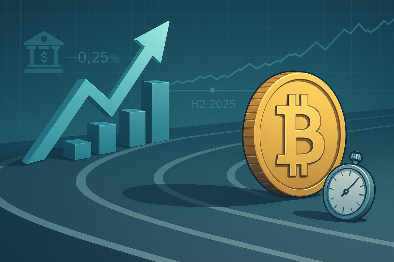 Chứng khoán Mỹ tăng mạnh, Bitcoin đi ngược xu hướng nửa cuối 2025