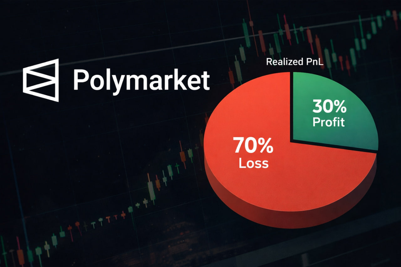 70% trader tr&ecirc;n Polymarket đang thua lỗ