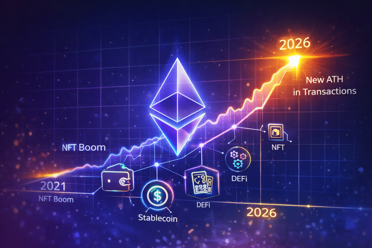 Ethereum lập kỷ lục giao dịch mới, vượt đỉnh lịch sử năm 2021