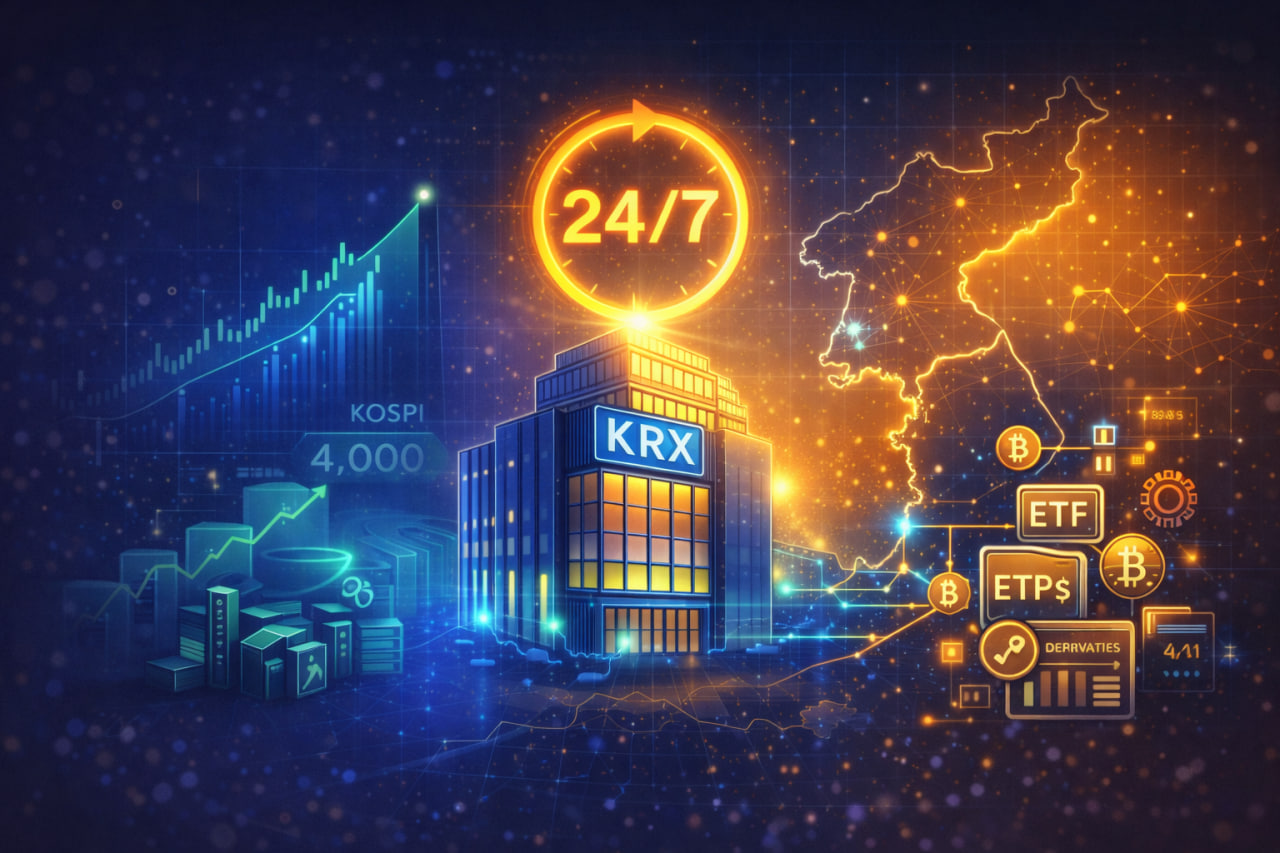 Sàn giao dịch chứng khoán Hàn Quốc KRX thúc đẩy giao dịch 24/7 và phát triển sản phẩm crypto